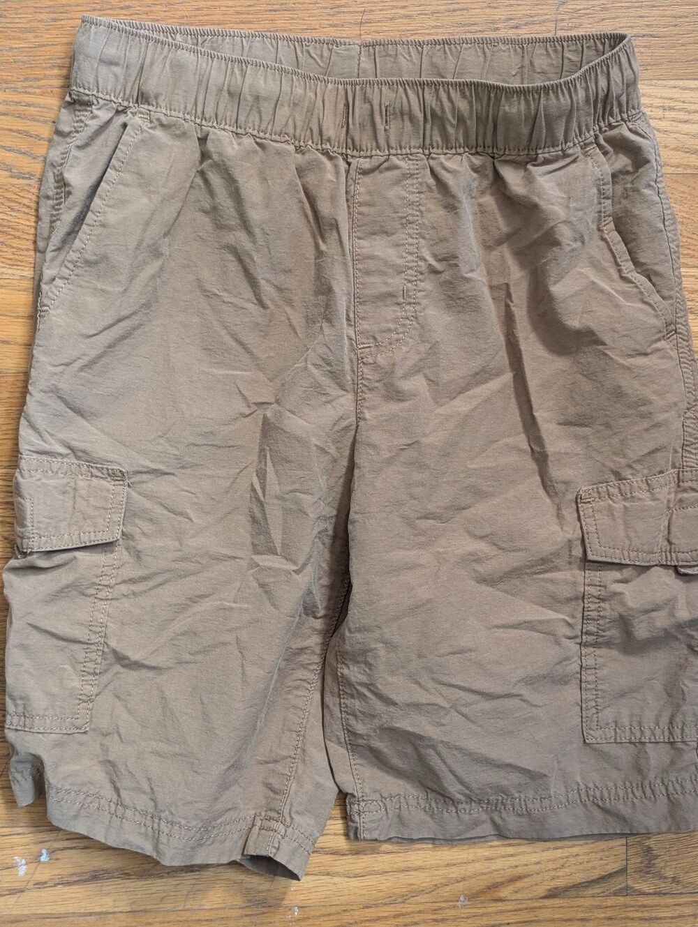 Sonoma Boys' Beige Cargo Shorts Size L 14/16 Cotton Nylon Blend